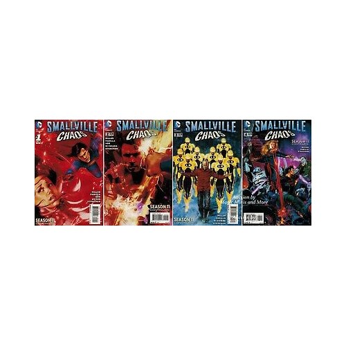 SMALLVILLE-Season-11-CHAOS-4-Issue-Set-1