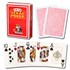 Poker karte - Modiano Texas Poker 100 % Plastic crvene